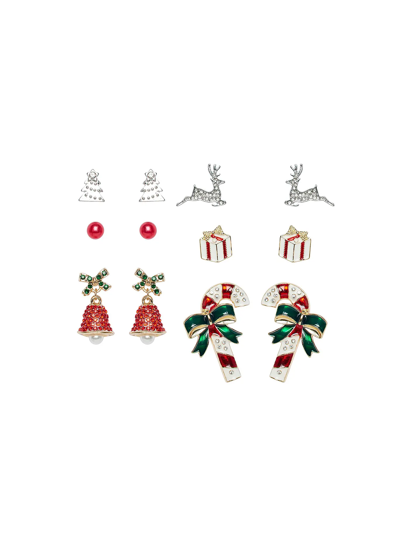 PIECES | Ohrringe PCJADIA X-MAS 6er Pkg. | 